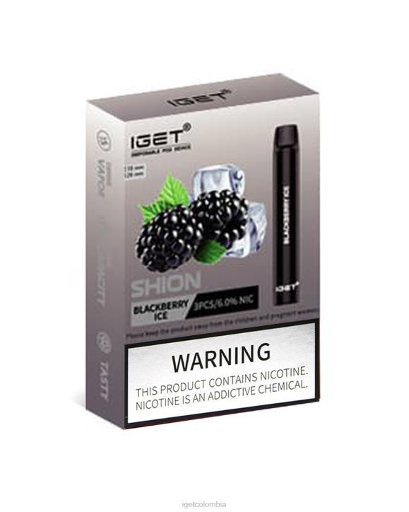 H6DP3 3 x IGET shion hielo de mora Vape