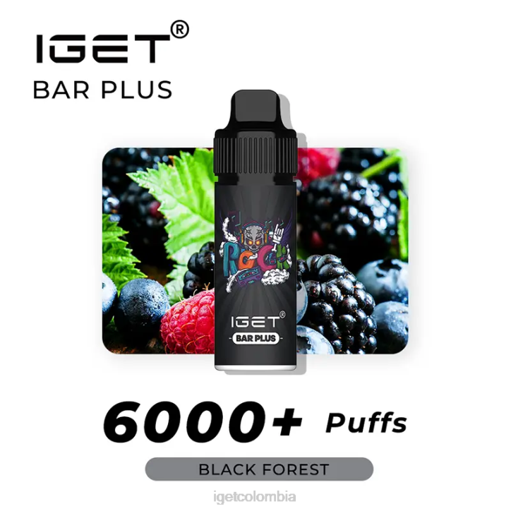 H6DP233 barra IGET plus 6000 caladas bosque Negro Vape Online