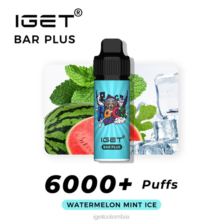 H6DP248 barra IGET plus 6000 caladas sandia hielo de menta Store