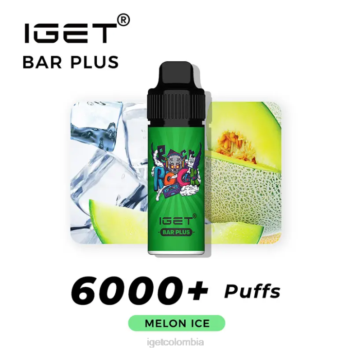 H6DP250 barra IGET plus 6000 caladas hielo de melón Bar