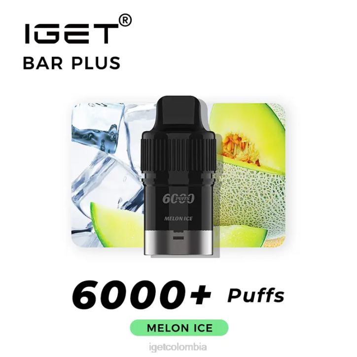 H6DP260 barra IGET plus pod 6000 inhalaciones hielo de melón Bar