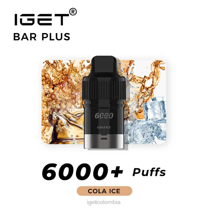 H6DP263 barra IGET plus pod 6000 inhalaciones hielo de cola Vape Online