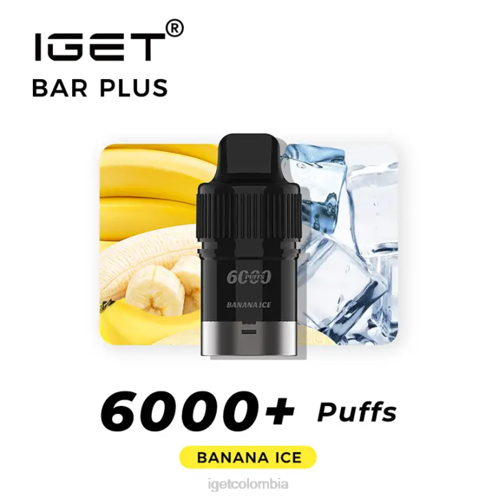 H6DP264 barra IGET plus pod 6000 inhalaciones hielo de plátano Bar Online