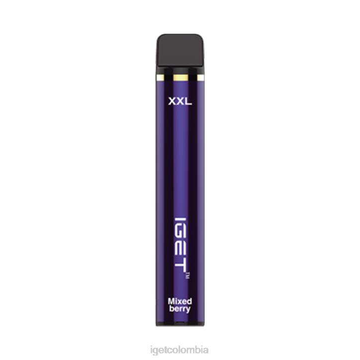 H6DP366 IGET XXL sin nicotina 1800 inhalaciones. hielo exuberante Online