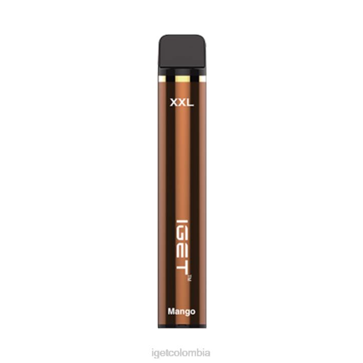 H6DP366 IGET XXL sin nicotina 1800 inhalaciones. hielo exuberante Online